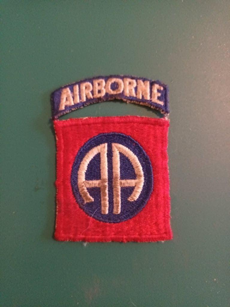 Patch US 82nd Airborne WW2 original, Enlèvement ou Envoi, Armée de terre, Emblème ou Badge