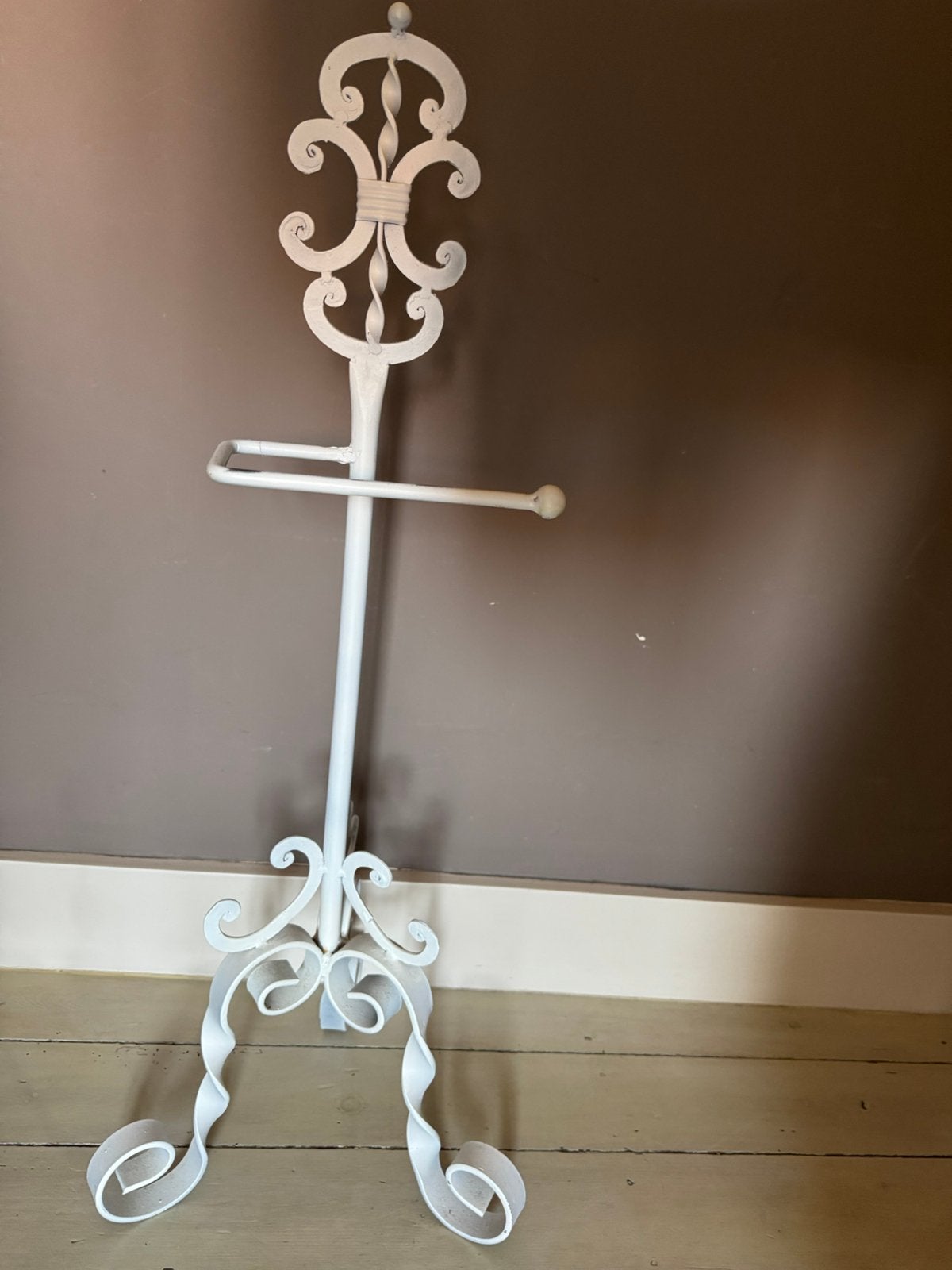 Smeedijzeren wc rol houder, Huis en Inrichting, Ophalen, Gebruikt
