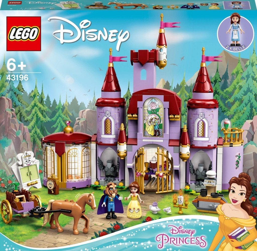 Lego 43196 Le château de La Belle et la Bête Disney Princess, Neuf, Non ouvert/scellé, Enlèvement ou Envoi, Lego