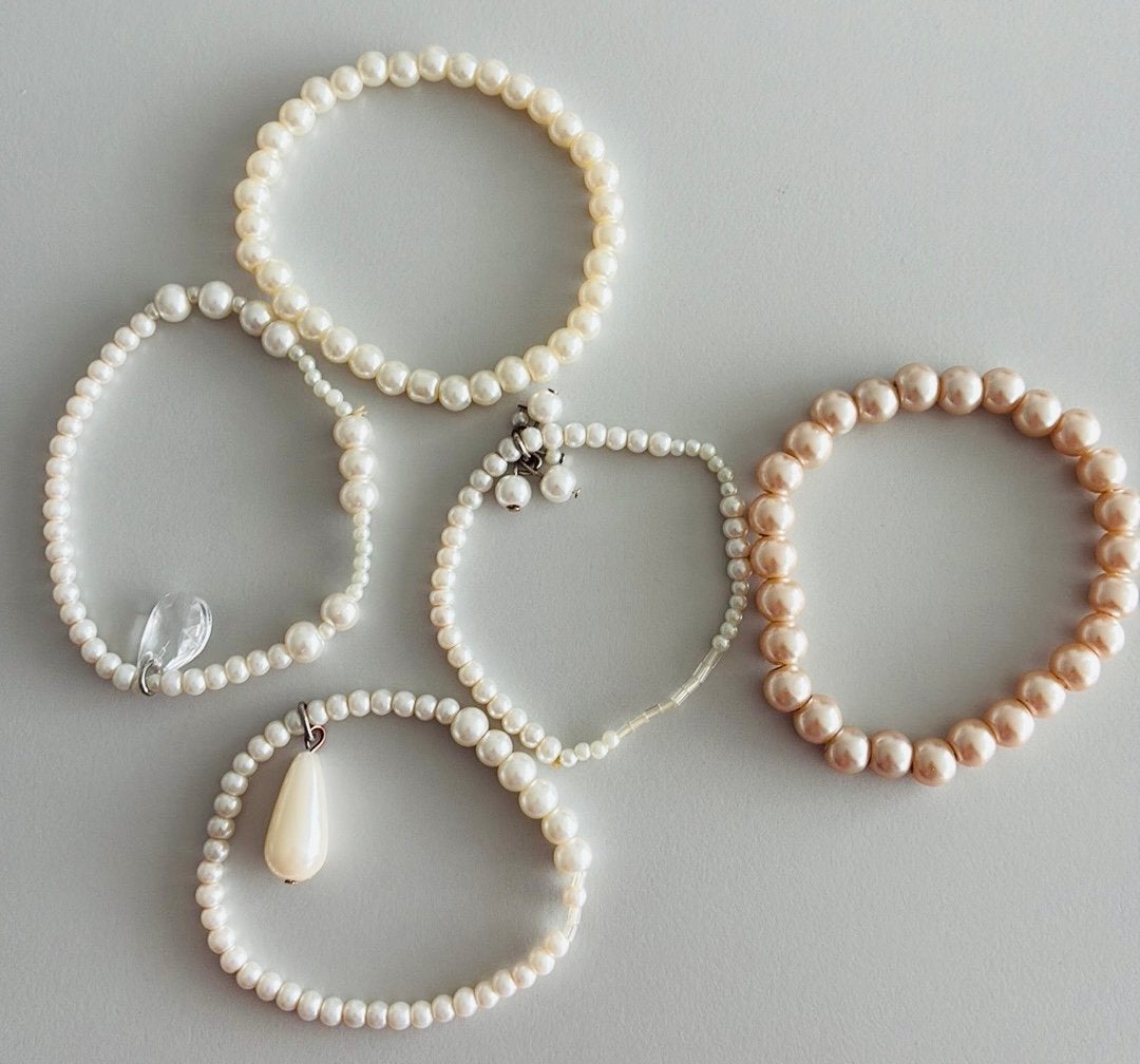 Armband parels, Ophalen, Zo goed als nieuw