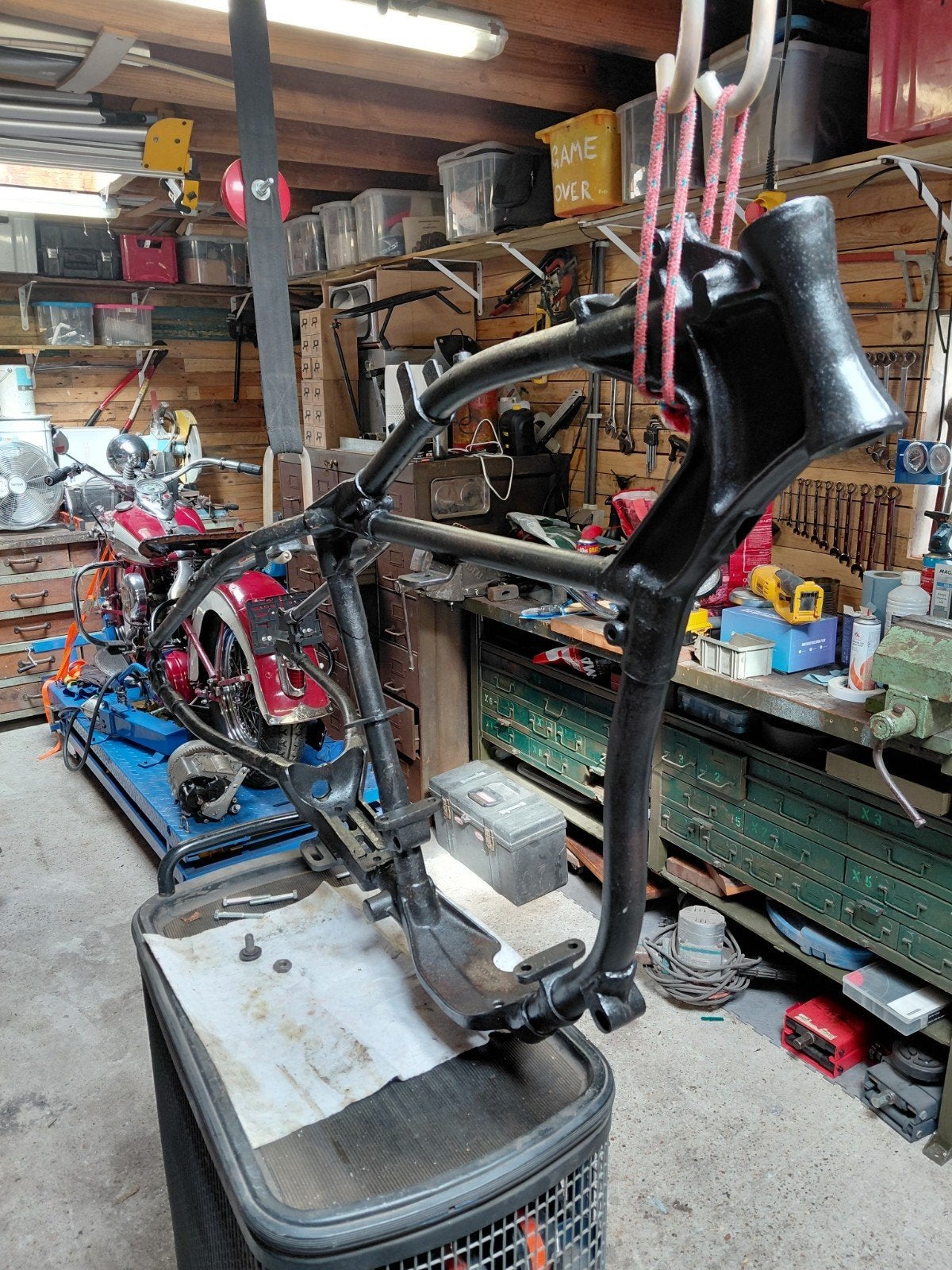 origineel harley davidson WLA frame 1943, Motos, Enlèvement, Utilisé
