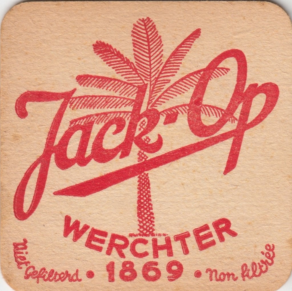 Oud bierviltje Br. Jack-Op Werchter, Ophalen of Verzenden, Viltje(s)