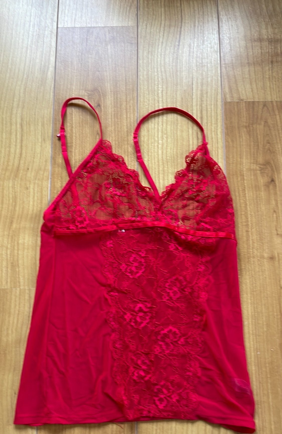 Mooi rood sexy topje, Verzenden, Rood, Nachtkleding