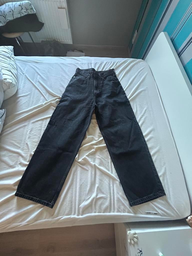 Baggy jeans broek zwart, Ophalen of Verzenden, Zo goed als nieuw, Zwart