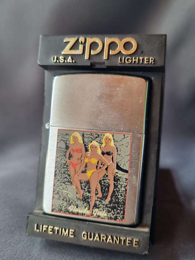 Zippo Florida Girls 1993, Envoi, Utilisé, Briquet