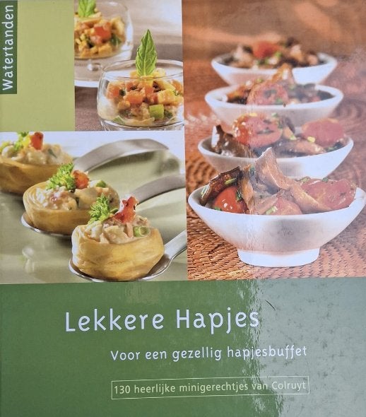 Lekkere Hapjes: 130 heerlijke minigerechtjes van Colruyt, Ophalen of Verzenden, Zo goed als nieuw, Colruyt