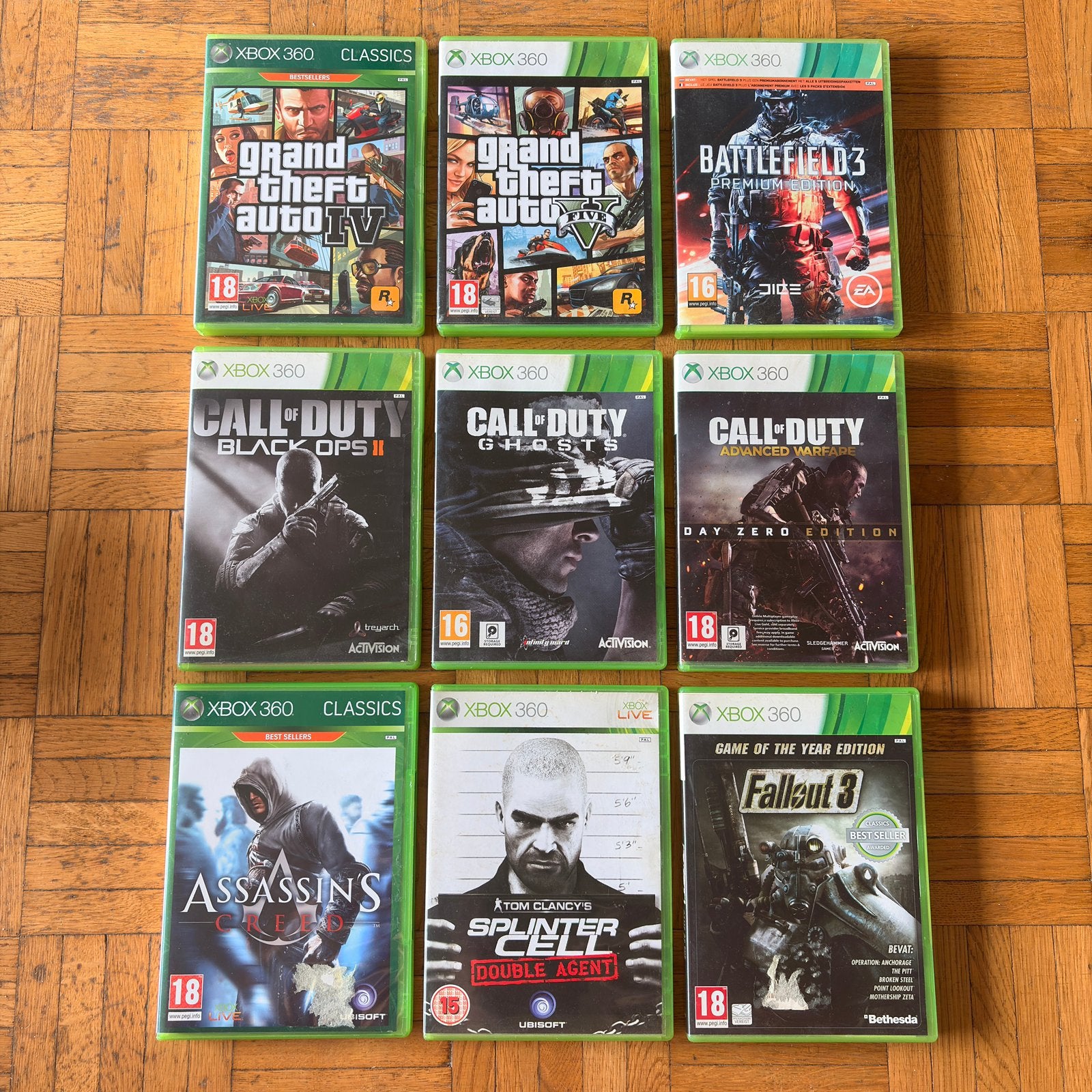 Diverse XBOX 360 games, Enlèvement, Comme neuf