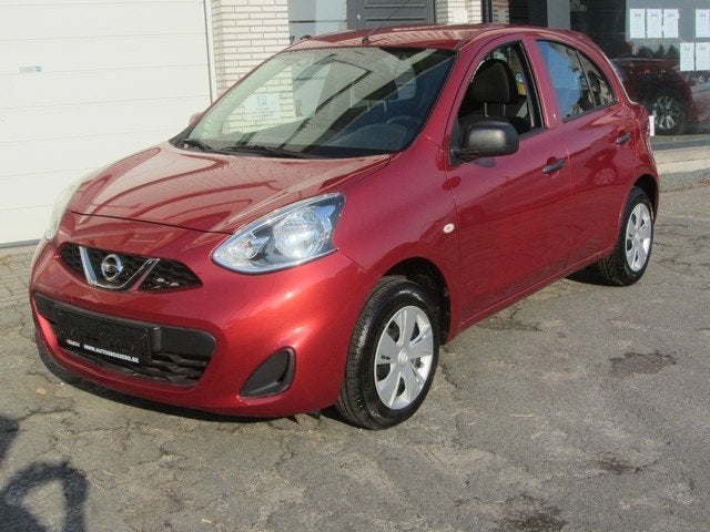 Nissan Micra **54.500 km** Garantie Clim Carnet 1 Prop., Autos, Nissan, Rouge, Achat, Euro 6, Entreprise