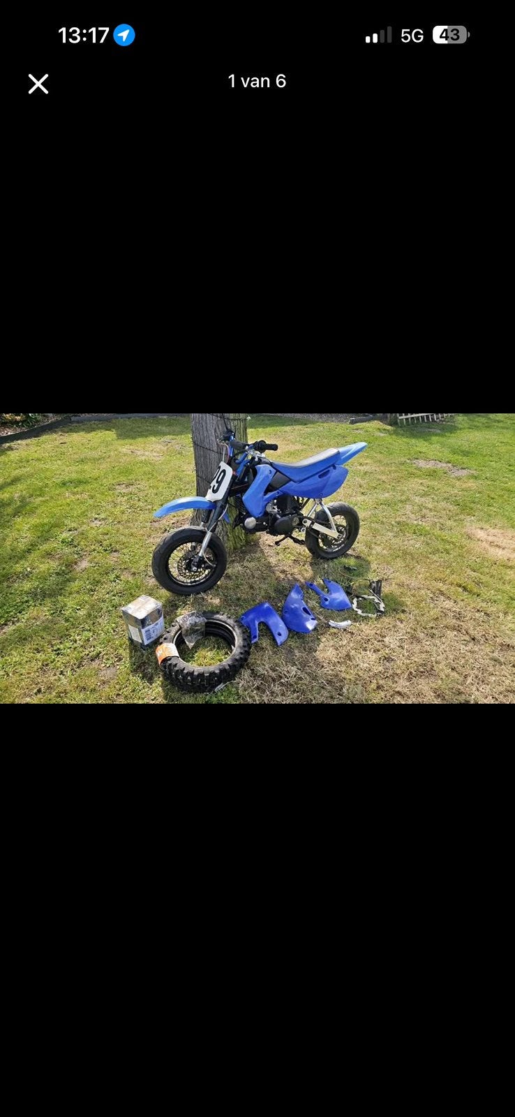 Pitbike 125 met onderdelen, Enlèvement, Comme neuf
