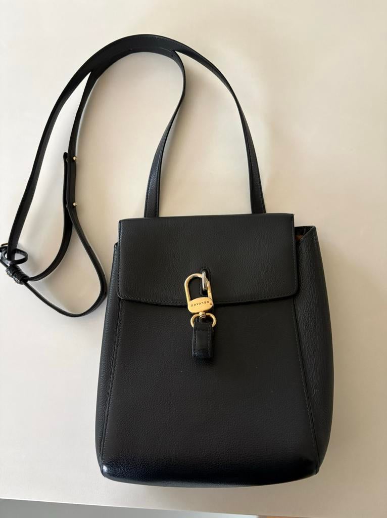 Handtas Delvaux zwart, Handtassen en Accessoires, Tassen | Damestassen, Ophalen, Gebruikt, Zwart, Handtas