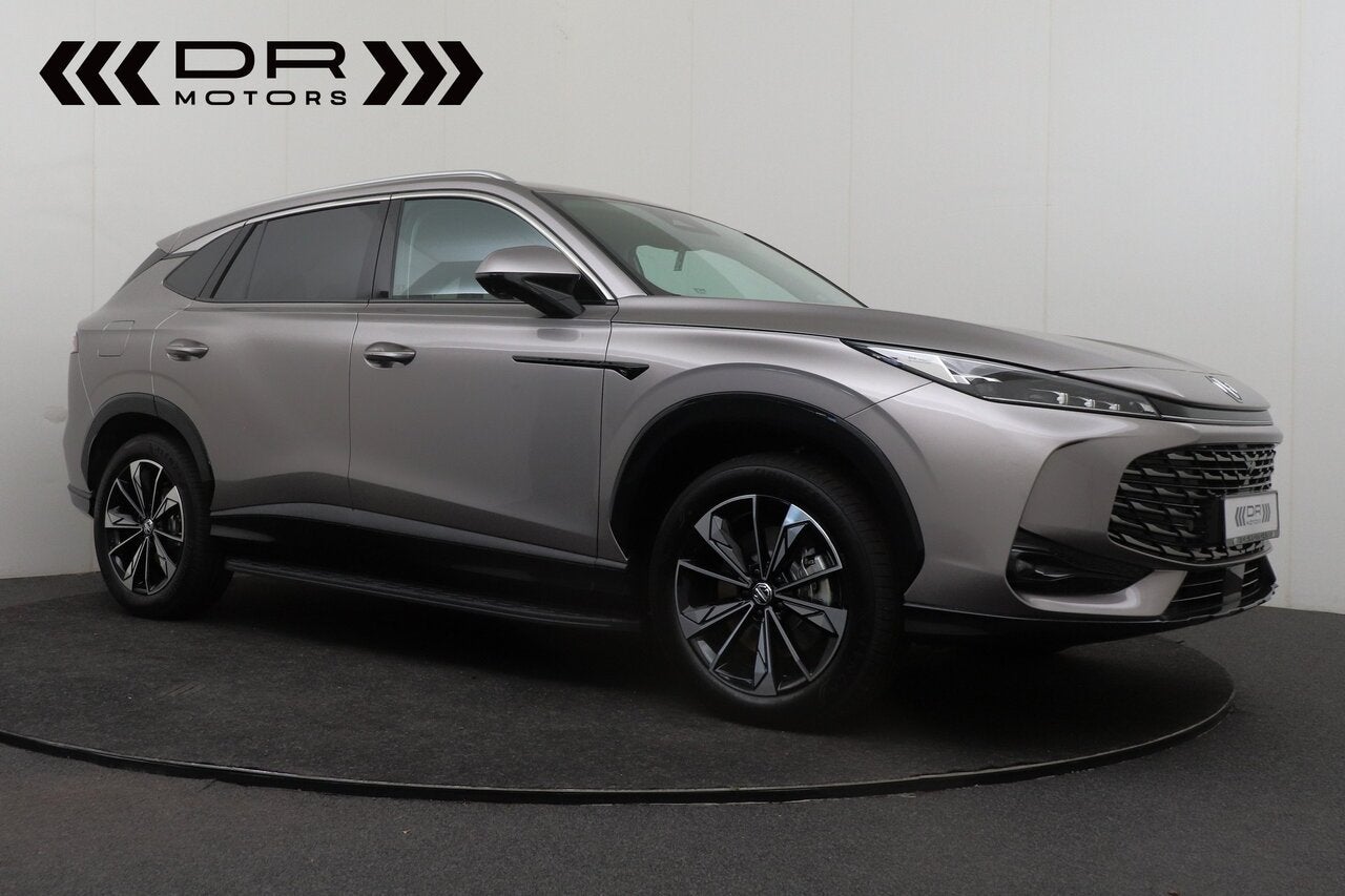 MG HS Plug In Hybrid 258 - 100KM EV - LUXURY - TOPSTAAT - A, Autos, Euro 6, Noir, 5 places, Automatique