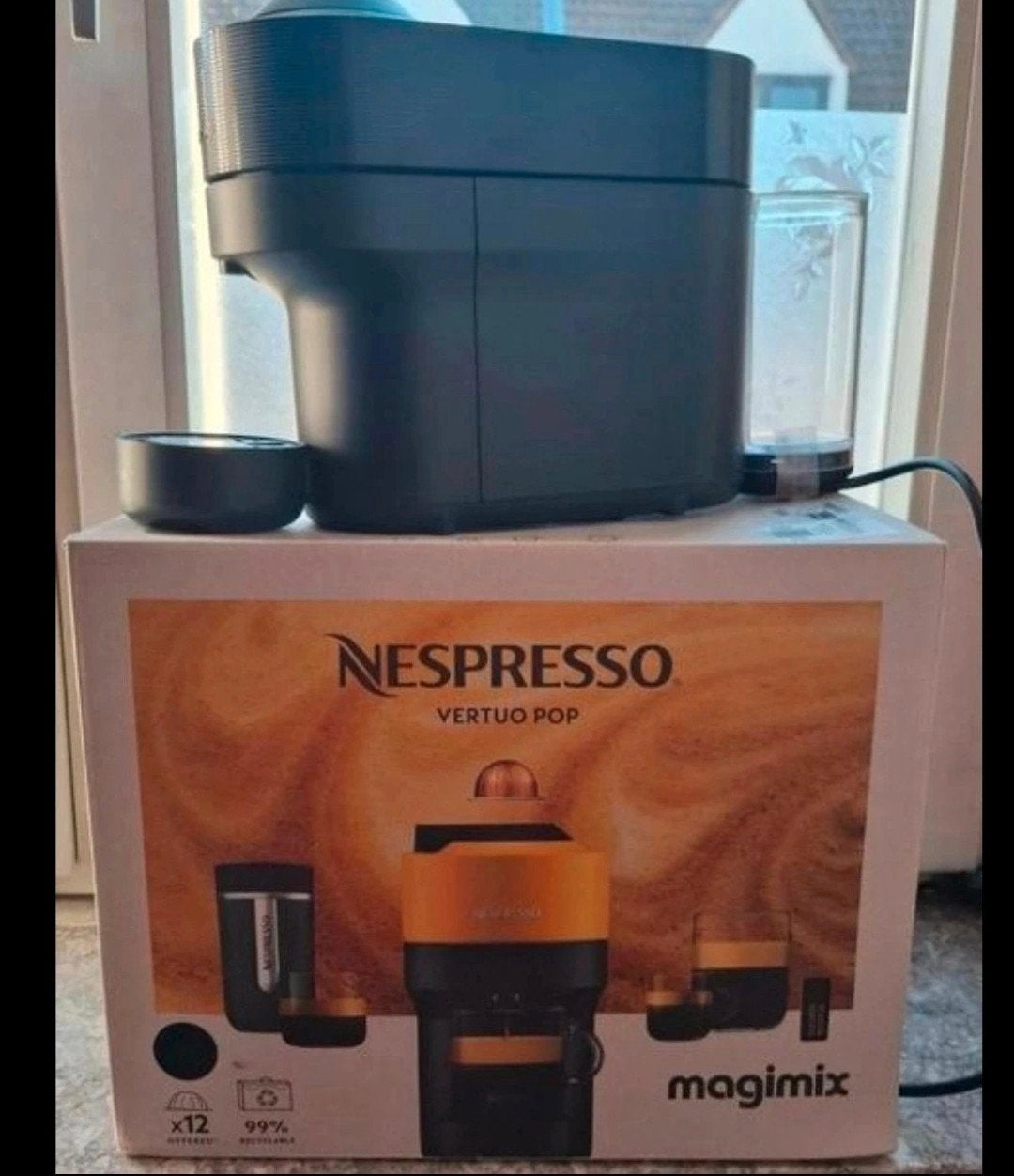Machine à café Nespresso avec 32 capsules gratuites., Enlèvement ou Envoi, Cafetière