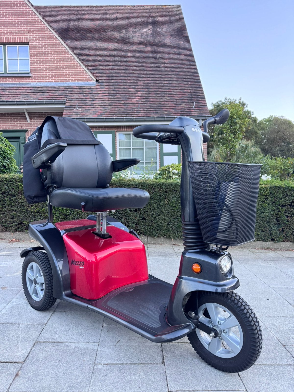 Voiturette électrique L & M Mezzo 3 Scootmobiel état neuf, Enlèvement ou Envoi, Pliant, Comme neuf, Fauteuil roulant électrique