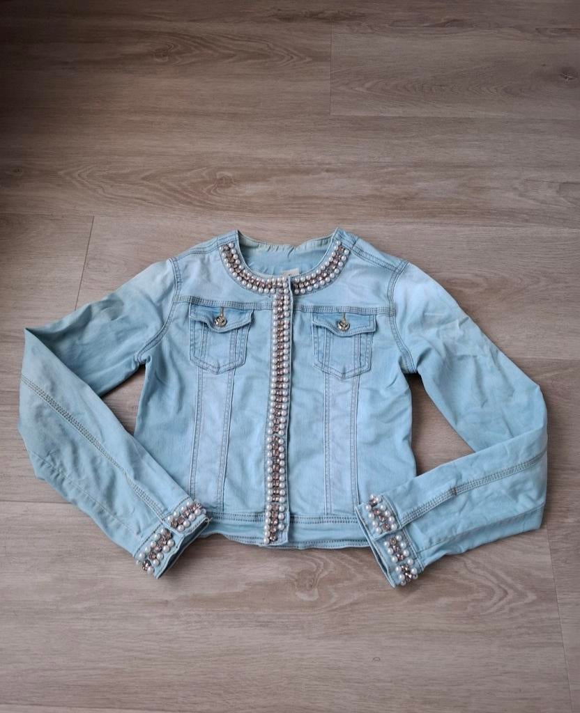 Jeans Jas maat S, Kleding | Dames, Jassen | Zomer, Ophalen of Verzenden, Zo goed als nieuw, Maat 36 (S)