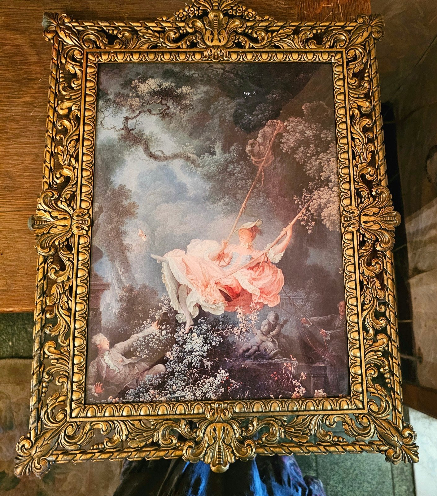 schilderij met metalen kader, Enlèvement, Sous verre, Portrait ou Personnes