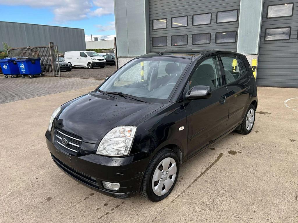 Kia Picanto Picanto 1.0i 12v EX (bj 2008), Auto's, 4 zetels, Gebruikt, Zwart, 4 cilinders