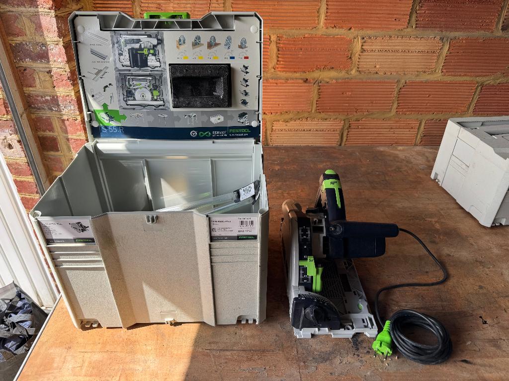 festool ts 55 + accessoires., Enlèvement, Comme neuf, Scie circulaire, Festool