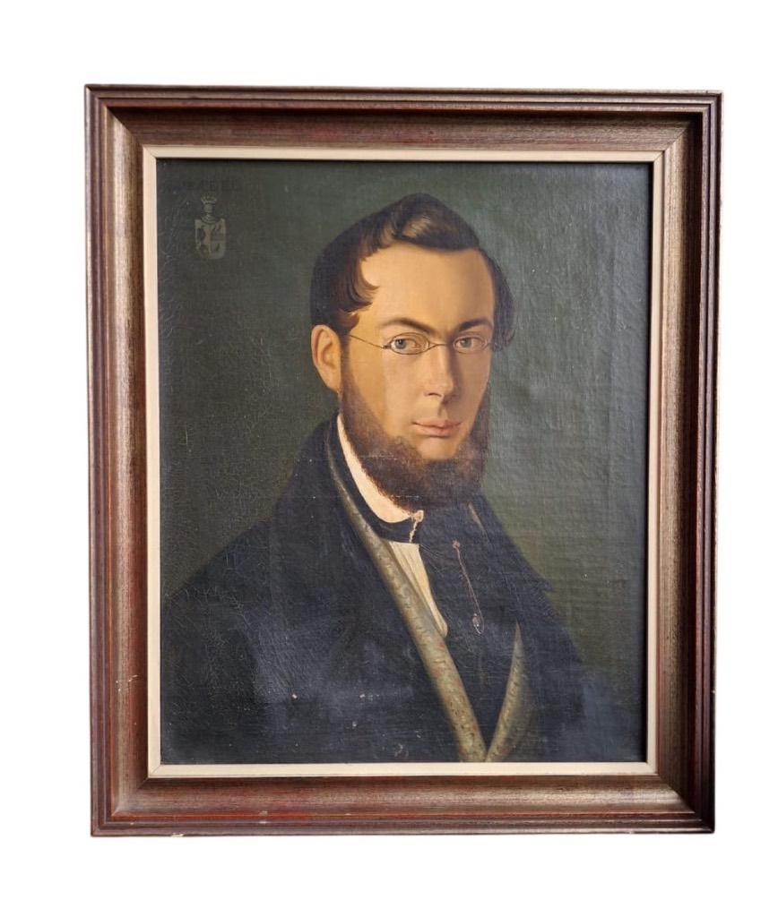 Antiek schilderij, 19e eeuw, Enlèvement