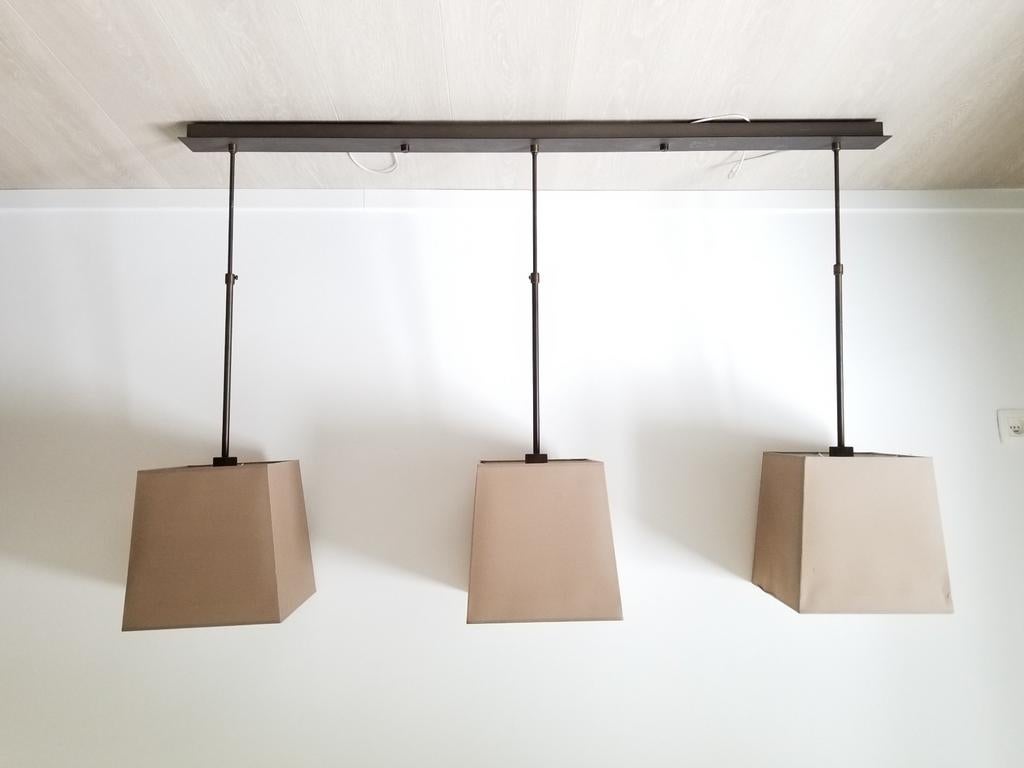 Groot landelijke cottage hanglamp, Ophalen, Zo goed als nieuw, Stof