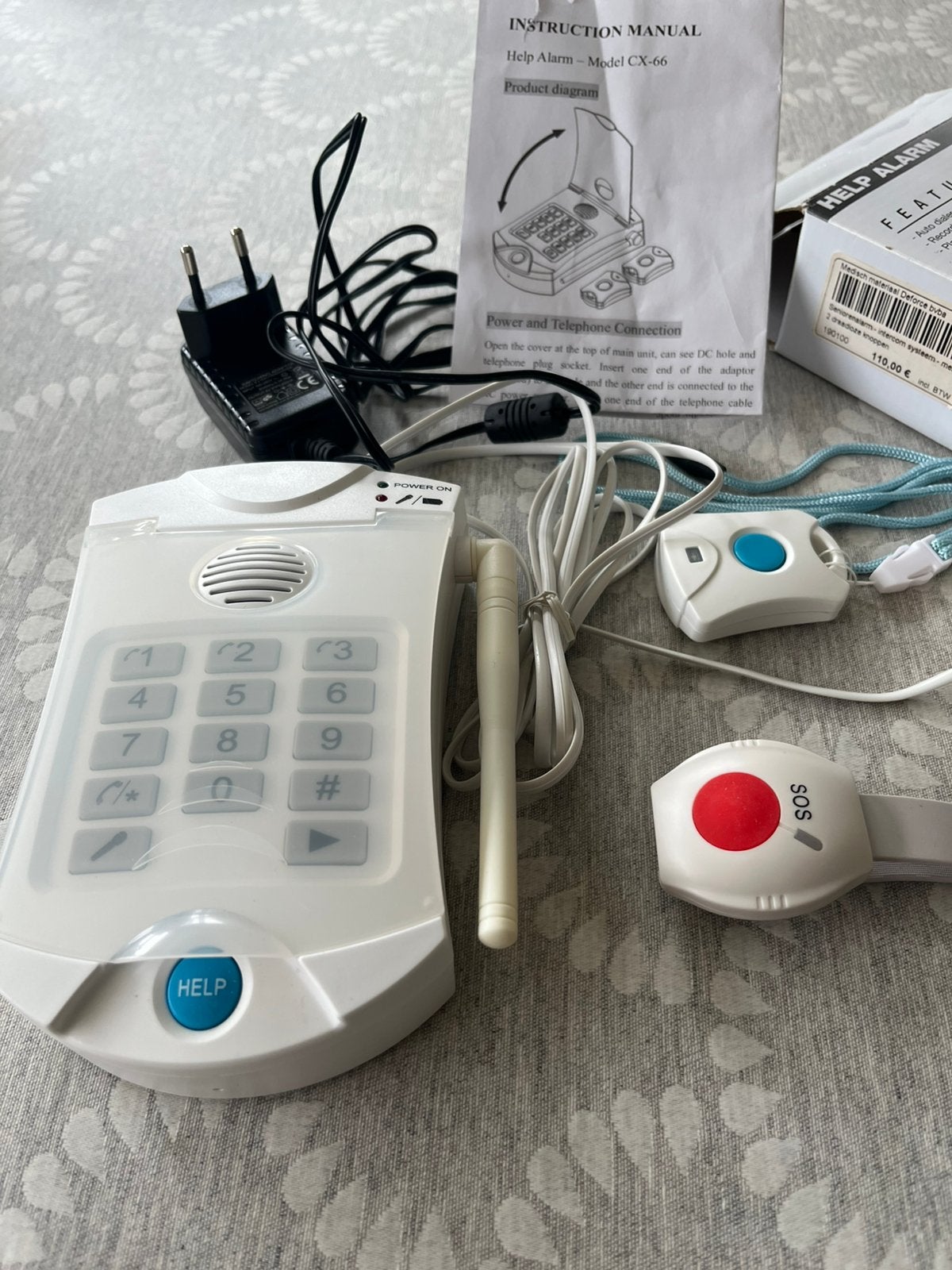 Seniorenalarm intercom systeem, Ophalen, Zo goed als nieuw
