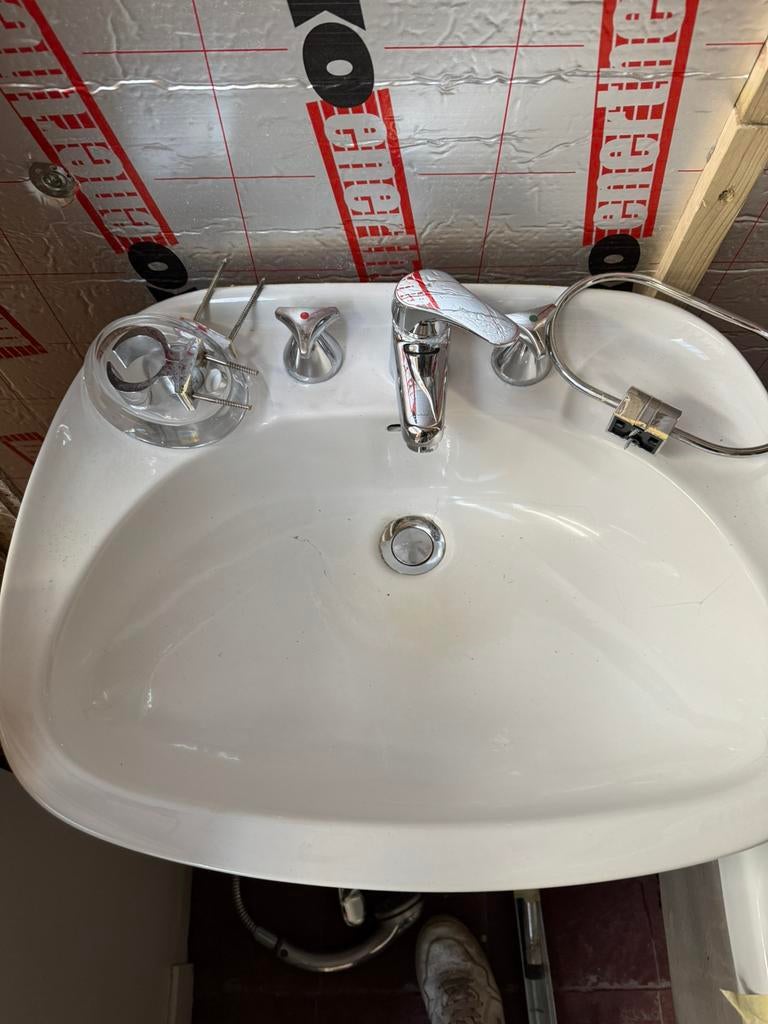 Retro wastafel, Huis en Inrichting, Ophalen, Zo goed als nieuw