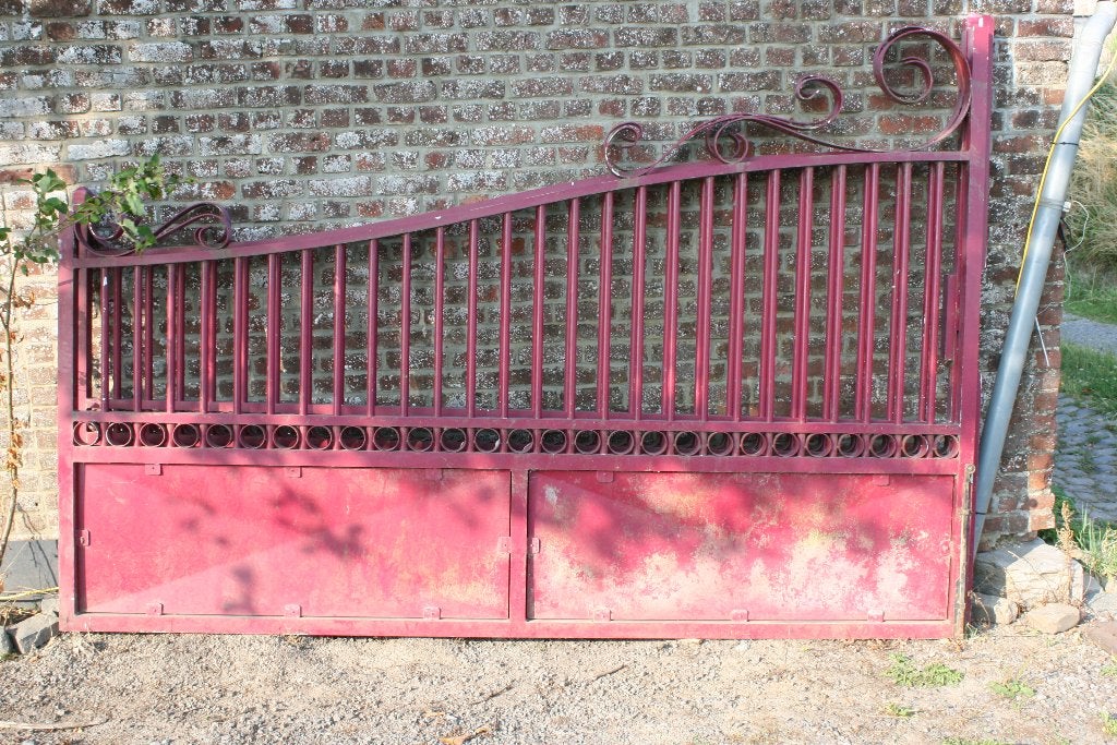 Portail Aluminium 6 M Deux ouvrants de 3 Mètres, 200 cm ou plus, Enlèvement ou Envoi, Aluminium, Comme neuf