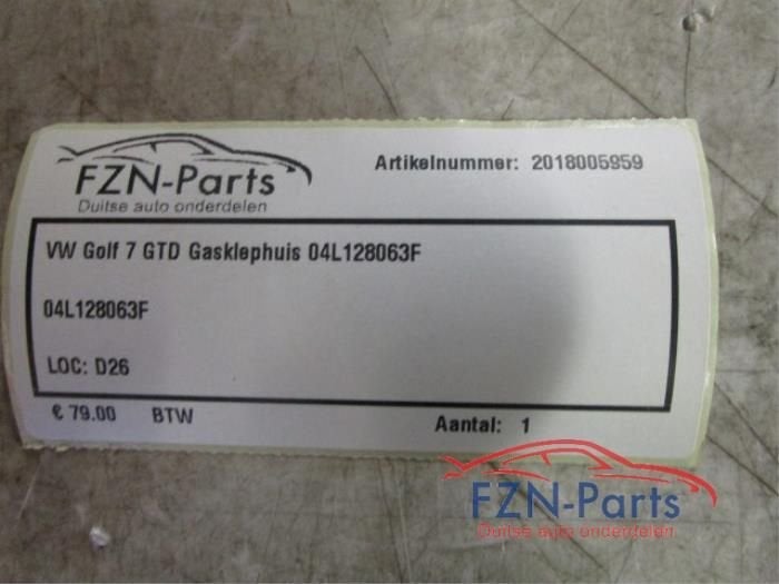 Gasklephuis Volkswagen Golf (22741021), Auto-onderdelen, Ophalen of Verzenden, Gebruikt