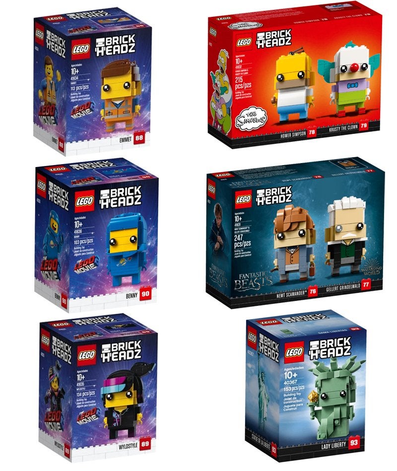 LEGO 41630 41631 41632 41597 40351 41634 41635 41636 41637, Neuf, BrickHeadz, Lego, Non ouvert/scellé