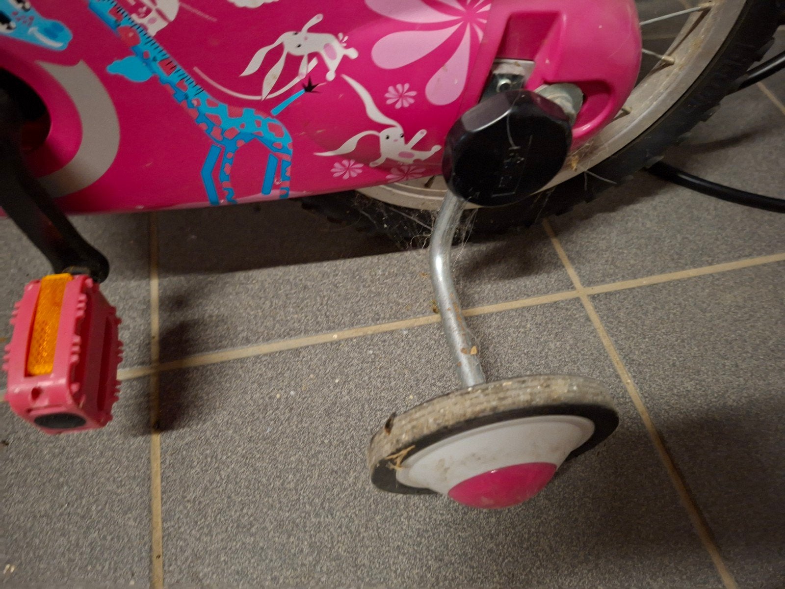 Kinderfiets, Enlèvement
