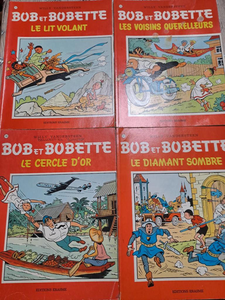 Lot de 4 BD's Bob et Bobette, Livres, BD, Enlèvement ou Envoi