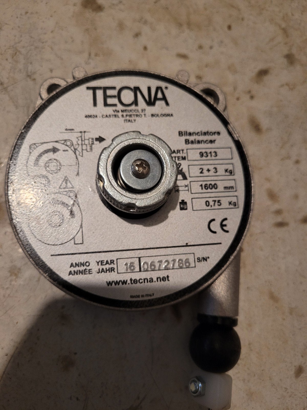 Équilibreur Tecna 9313 – 2 à 3 kg – atelier pro, Bricolage & Construction, Treuils et Palans, Enlèvement ou Envoi