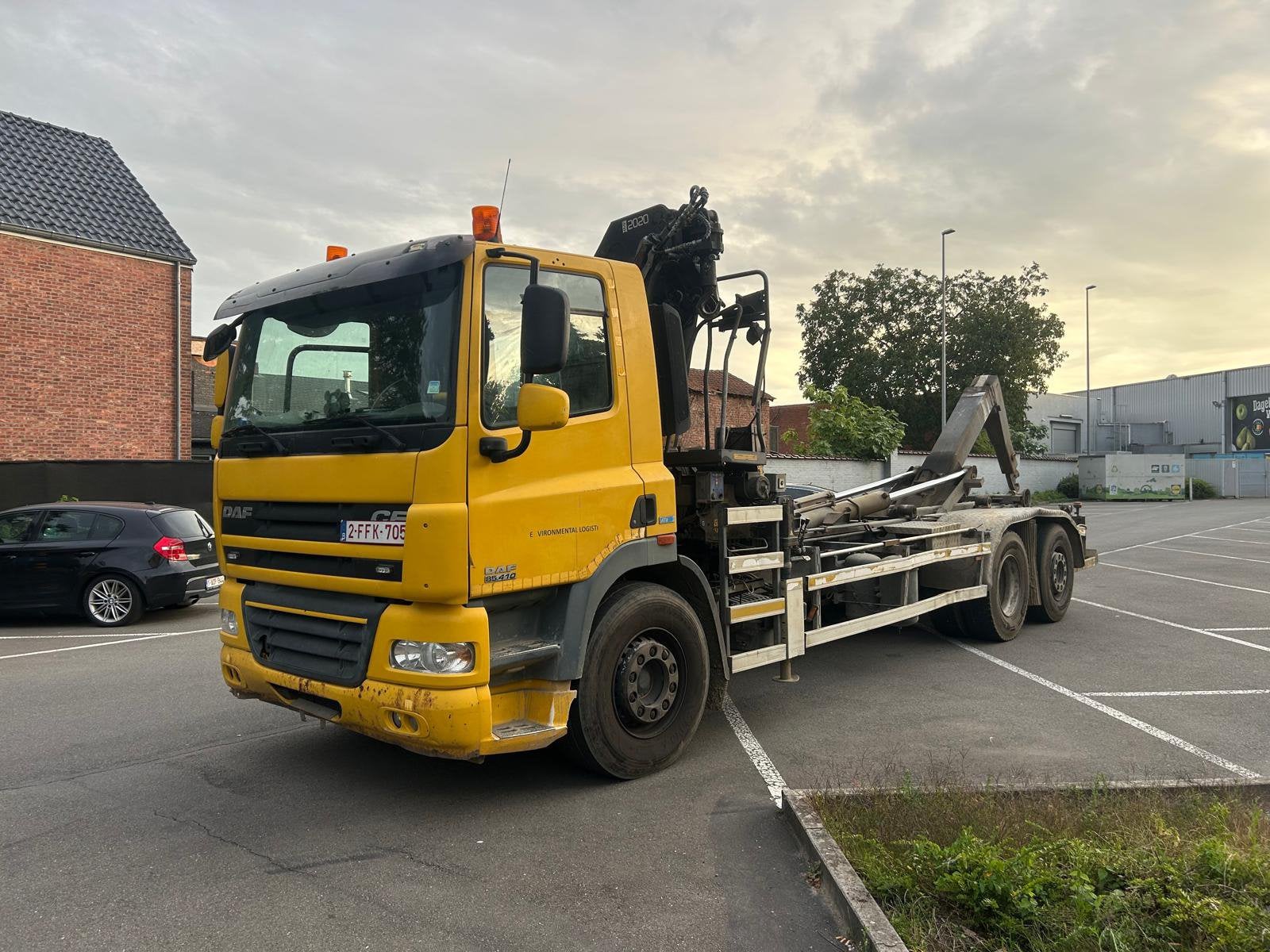 Daf Containersysteem Kraanwagen containerwagen container, Auto's, Automaat, Diesel, Particulier, DAF