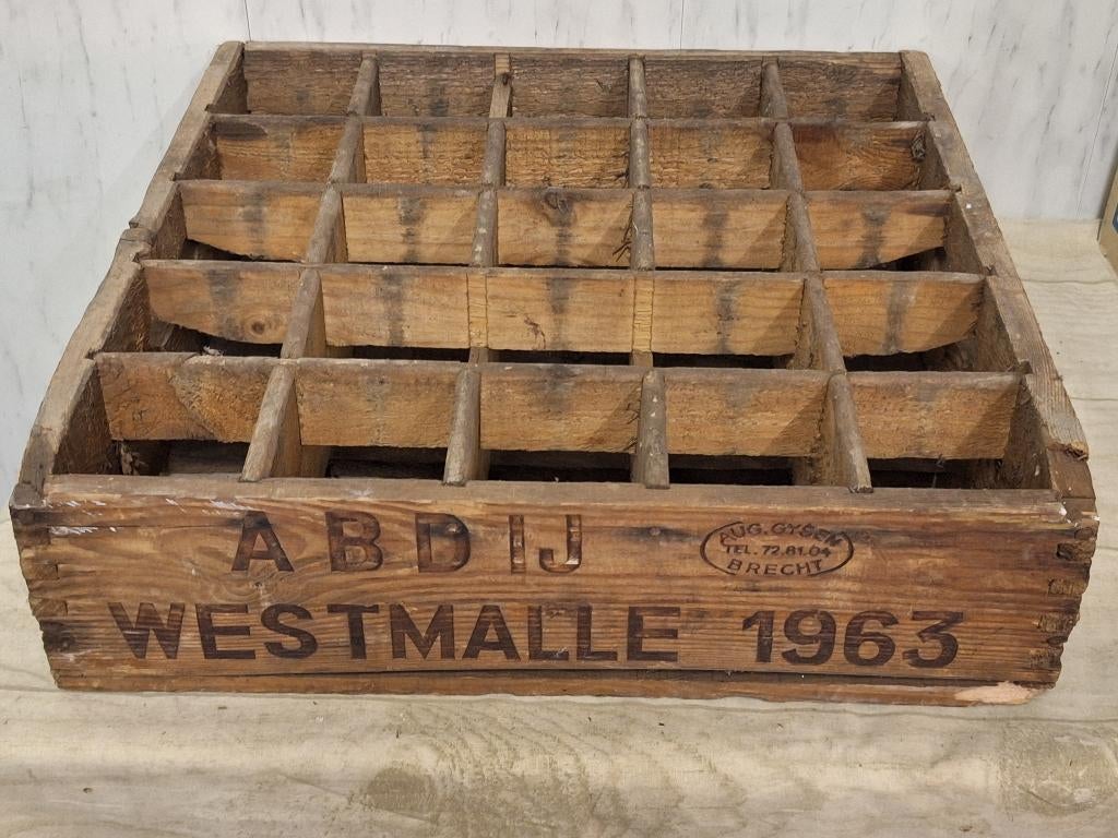 oude bierbak Abdij Westmalle, 1963, Ophalen of Verzenden