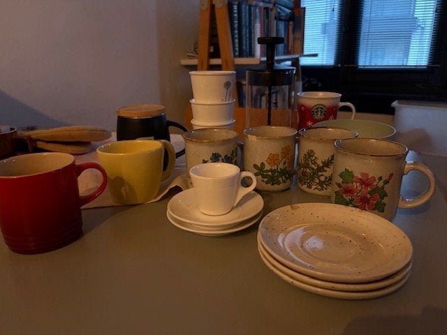 koffietassen, Huis en Inrichting, Keuken | Servies, Ophalen, Overige materialen, Gebruikt, Overige merken
