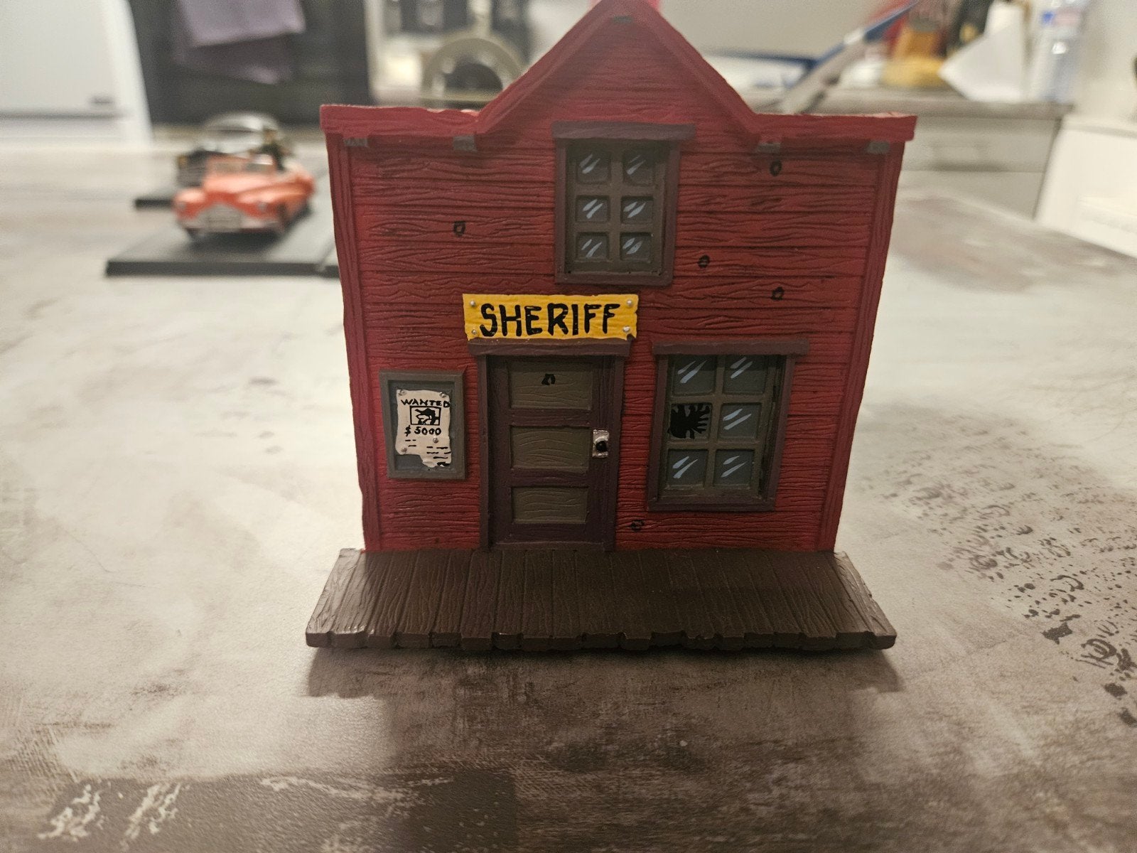 Façade bureau shérif Lucky luke, Ophalen