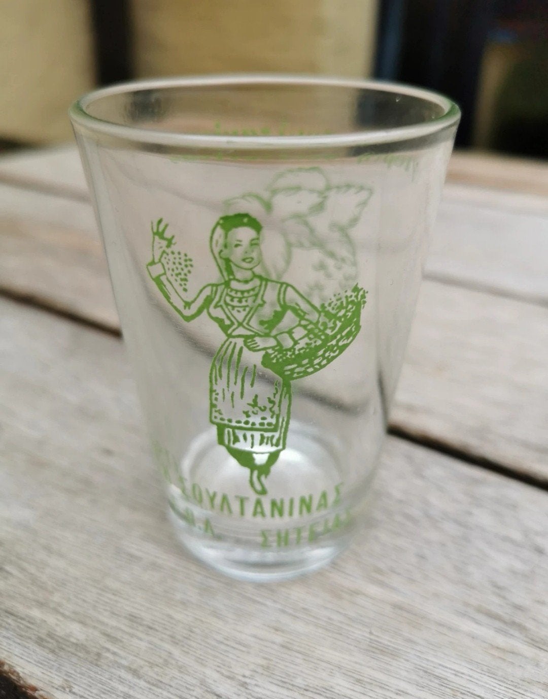 Zeldzaam wijnglas Wijnfestival Sitia Crete Kreta, Ophalen of Verzenden, Zo goed als nieuw, Overige typen