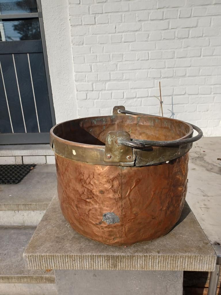 Koperen ketel, Antiek en Kunst, Antiek | Brons en Koper, Ophalen