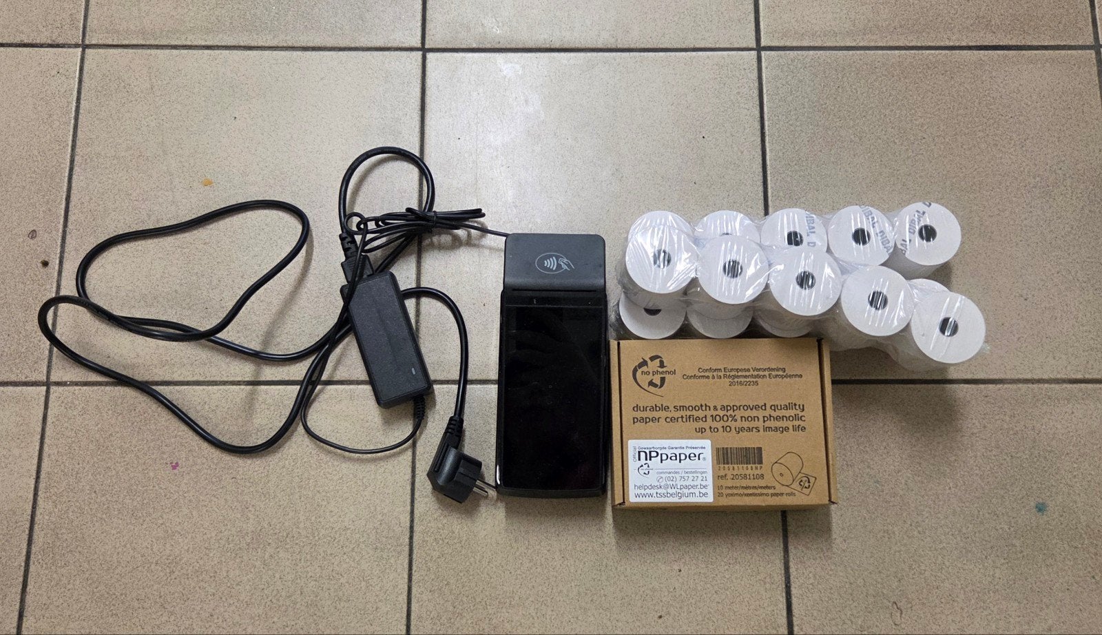 Castles Technology S1F betaalterminal + oplader, Ophalen of Verzenden