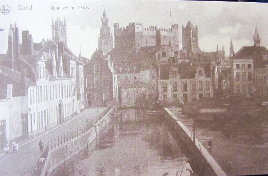 ZICHTKAARTEN- GENT- LIEVEKAAI, Verzamelen, Postkaarten | België, Ophalen of Verzenden, 1940 tot 1960, Ongelopen, Oost-Vlaanderen