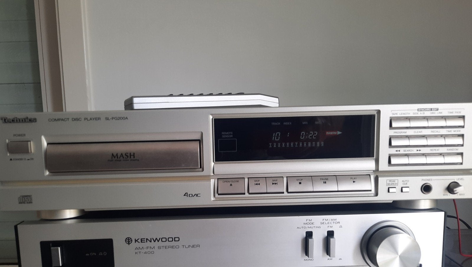 Technics SL-PG200A cd-speler met afstandbediening., Audio, Tv en Foto, Ophalen, Gebruikt, Technics