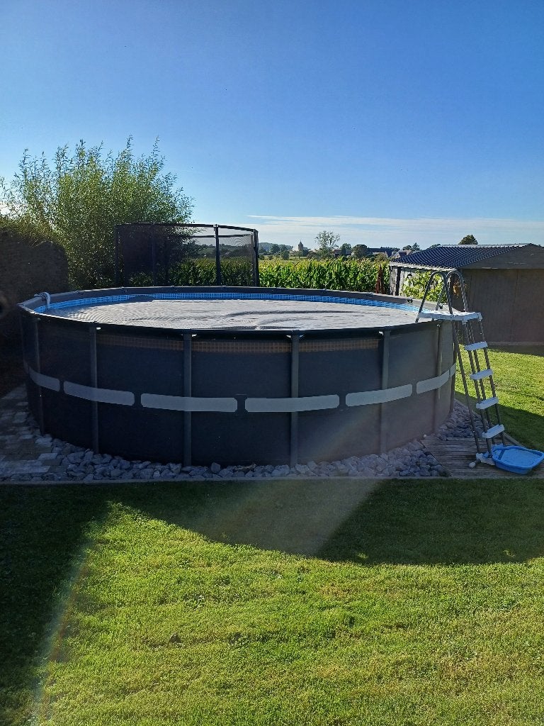 piscine, Tuin en Terras, Gebruikt, Rond, 300 cm of meer, Ophalen