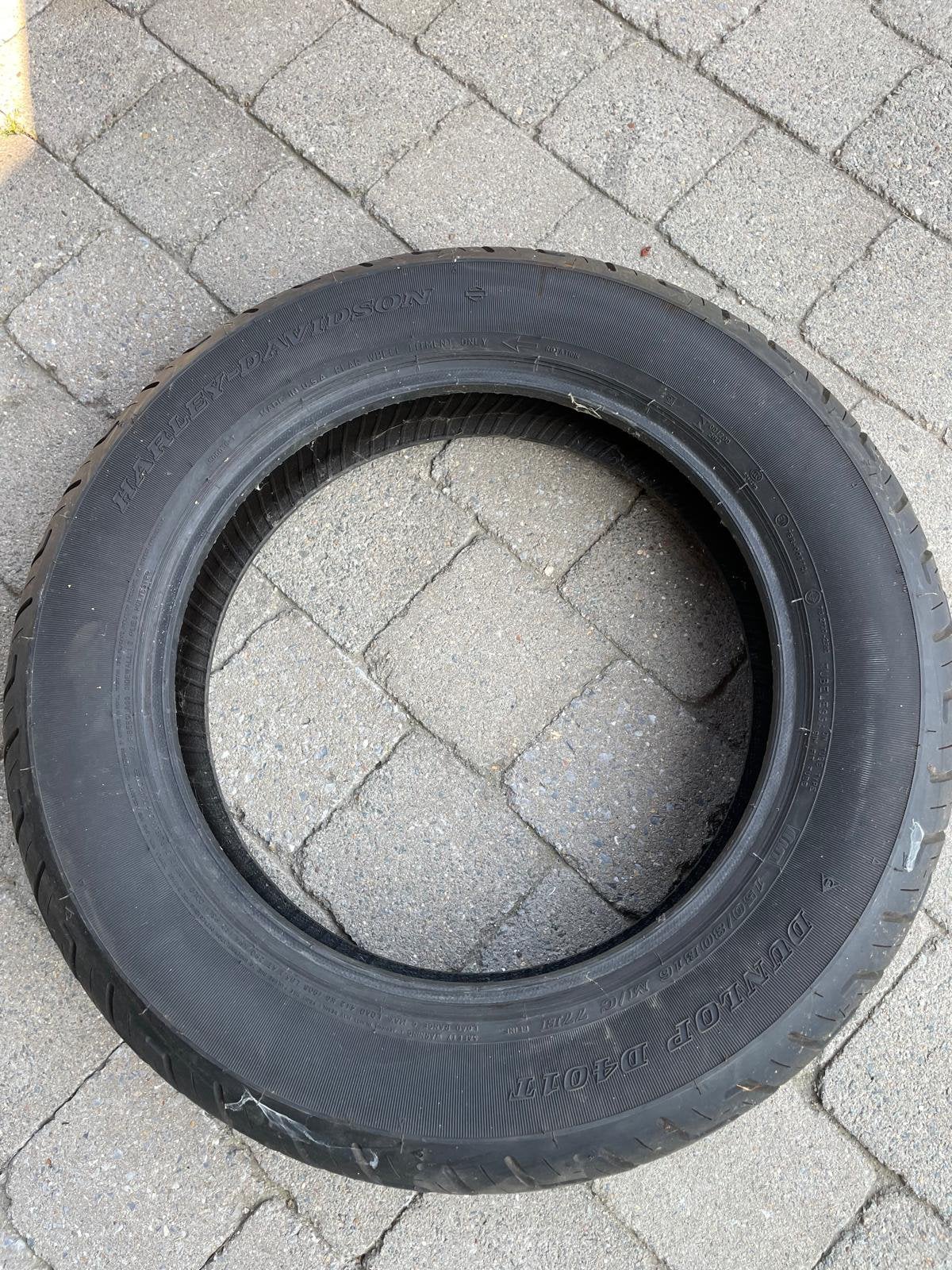 Set banden Dunlop Harley Davidson, Enlèvement, Pneu(s)