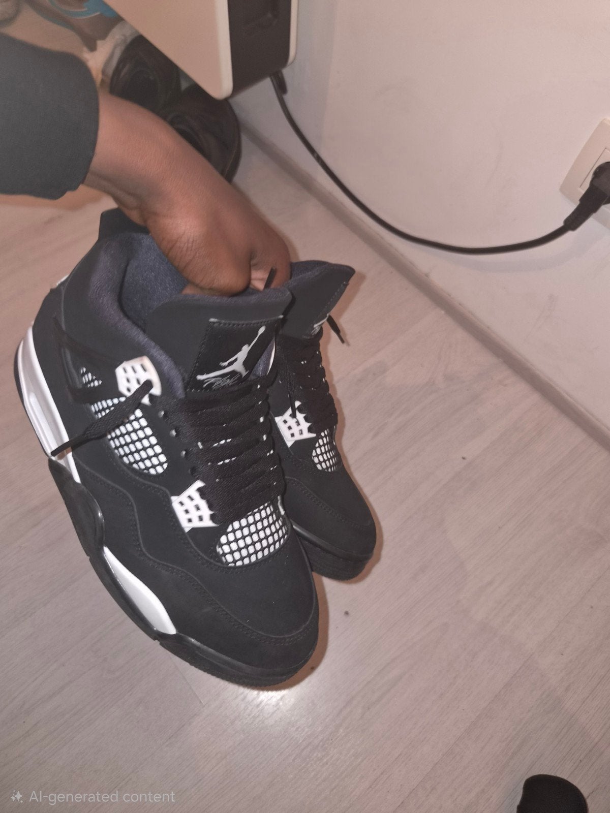 Air Jordan 4 white thunder, Kleding | Heren, Ophalen
