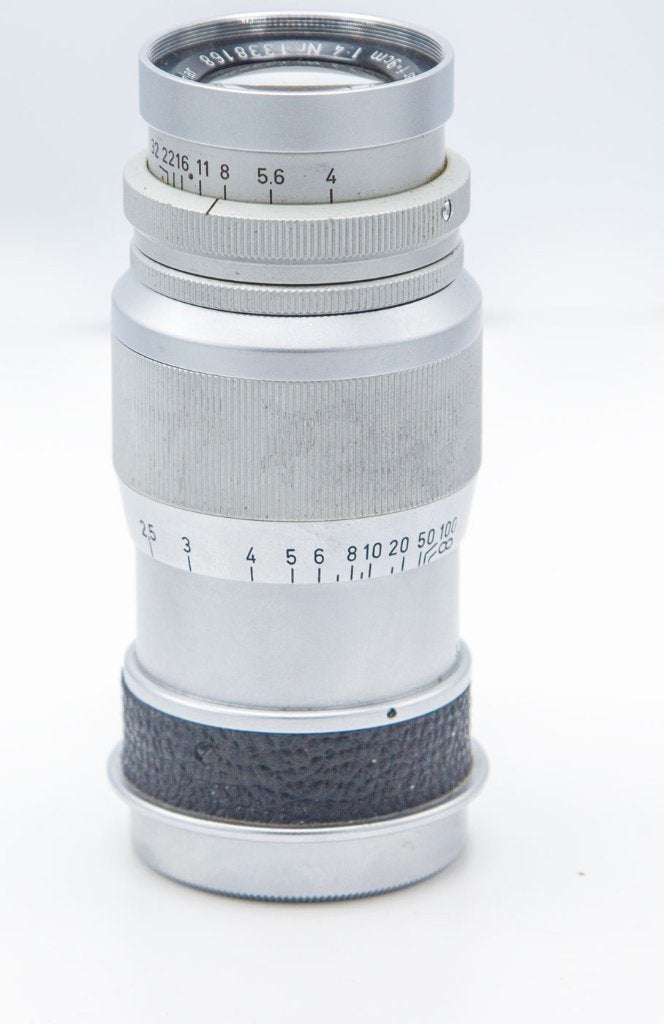 Leitz Elmar 90mm f/4, M39/LTM, Verzamelen, Foto-apparatuur en Filmapparatuur, Ophalen of Verzenden, 1940 tot 1960, Lens of Lenzen