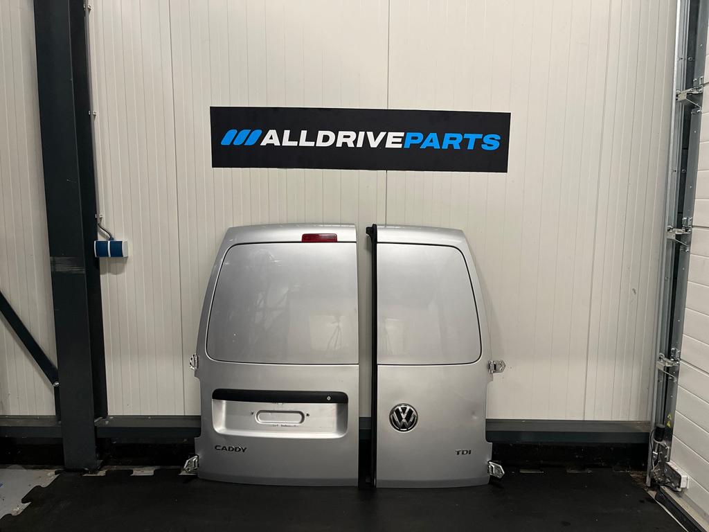 VW Caddy IV set achterdeuren links en rechts LA7W grijs, Gebruikt, -, Deur, -
