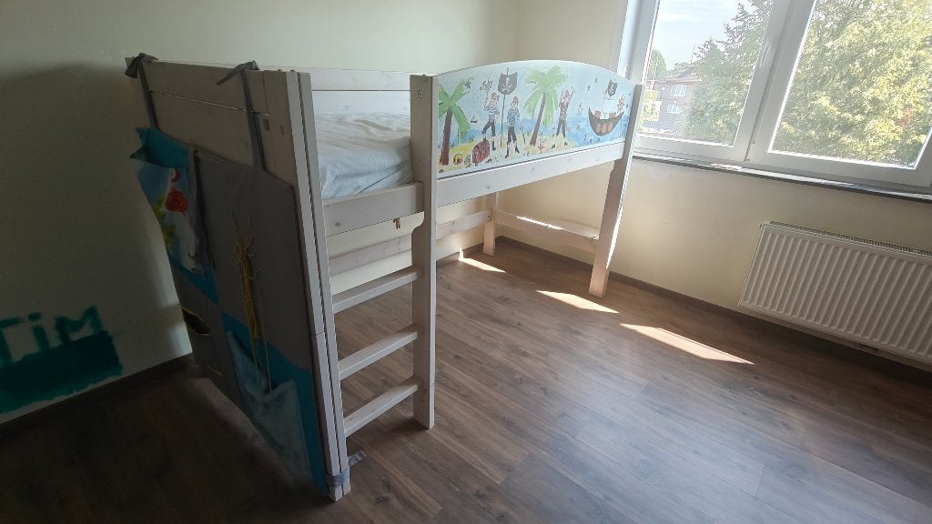 Lifetime halfhoogslaper bed, Enfants & Bébés, Enlèvement, Utilisé, Lit mi-hauteur mezzanine