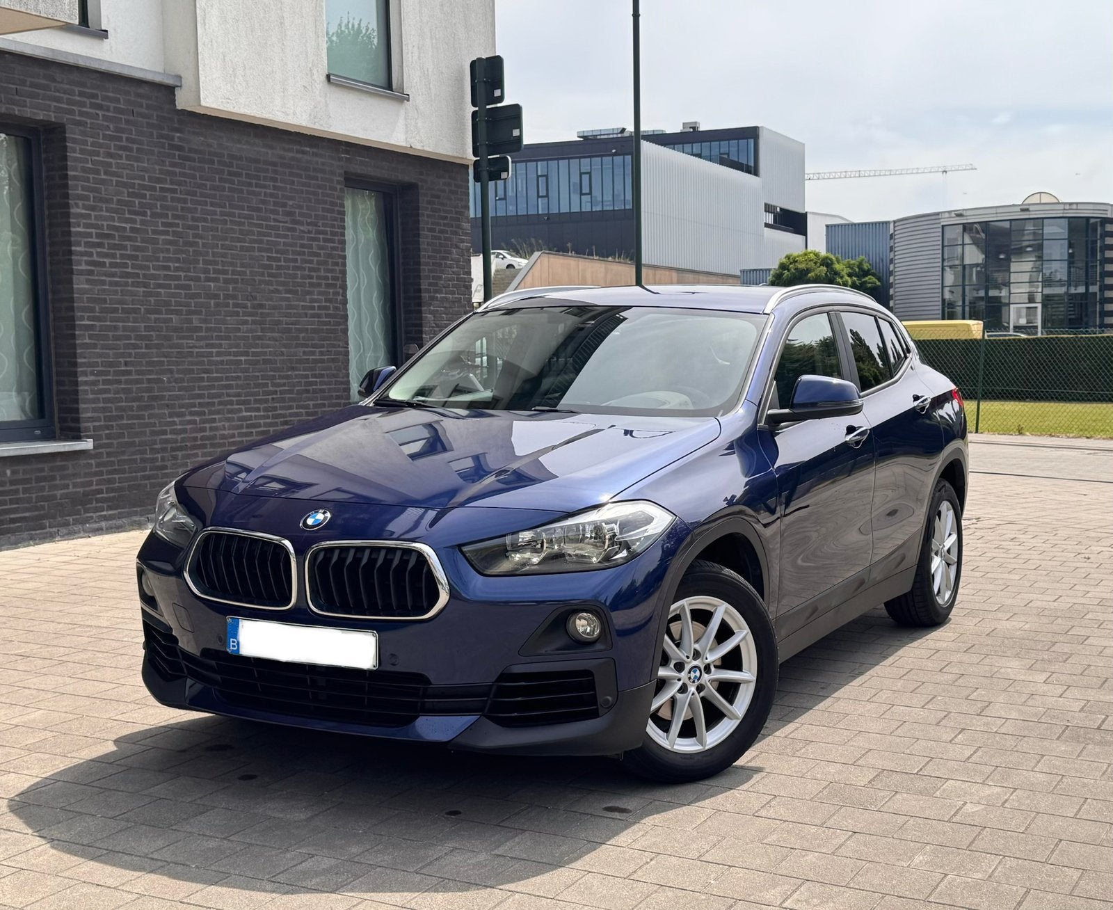 BMW X2 Sdrive 1.8i Benzine, Auto's, Automaat, Dealer onderhouden, X2, Blauw