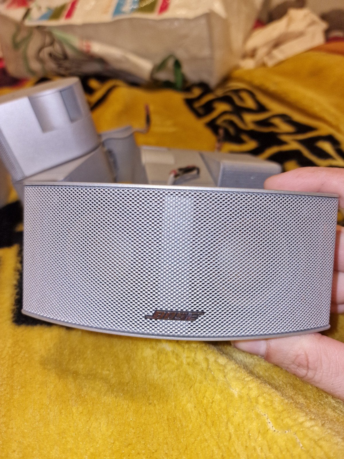 ​Bose Jewel Cube Luidsprekers Zilver (5x Set) + Wandbeugels, Audio, Tv en Foto, Ophalen of Verzenden