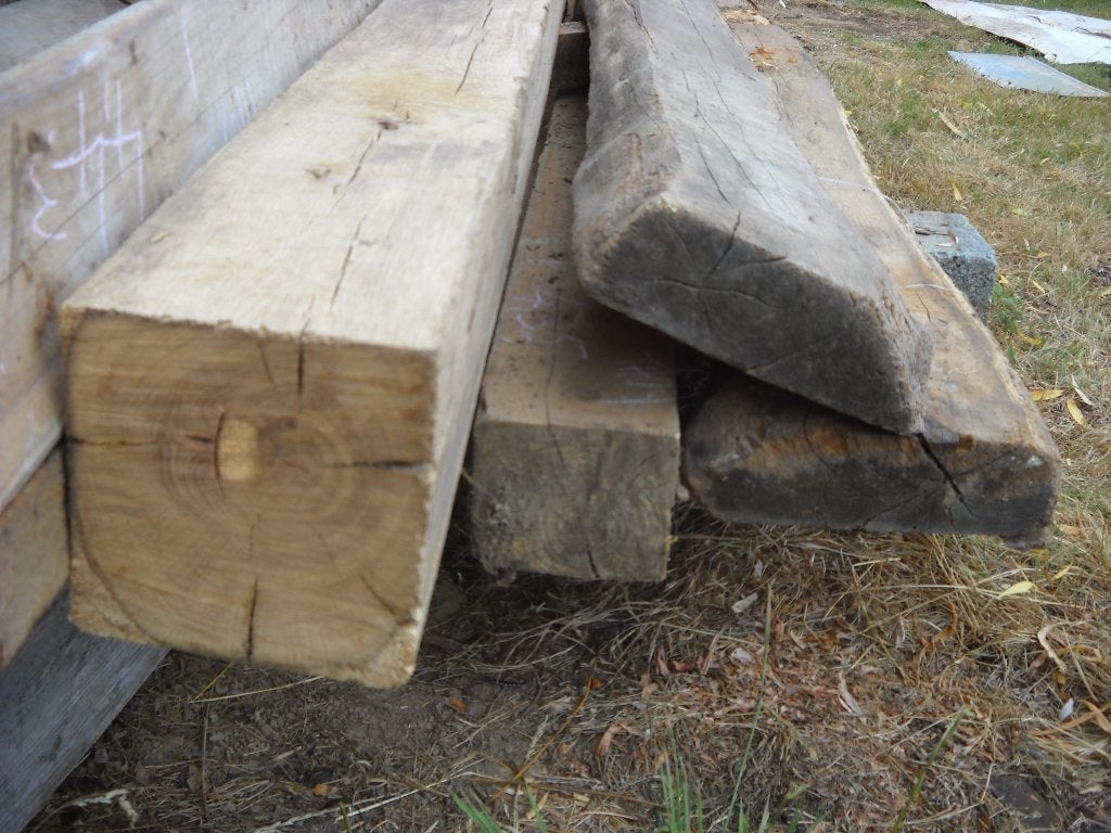Gîtes, poutres bois-fer, tuyaux galva, Enlèvement, Utilisé, Poutres