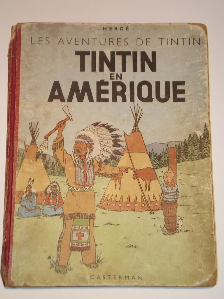 Tintin en Amérique, Livres, Une BD, Enlèvement ou Envoi, Utilisé, Hergé